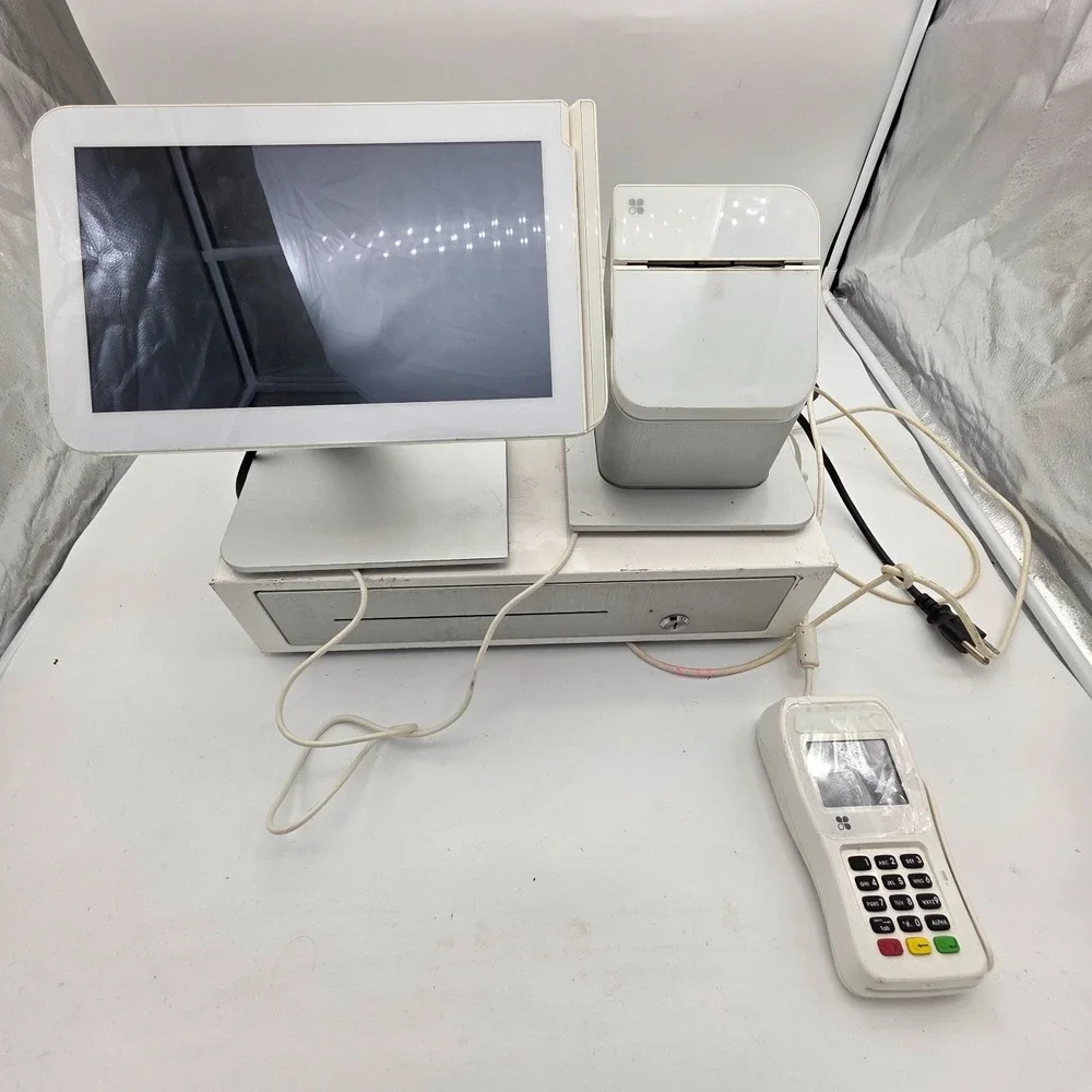 Clover Station 1.0 POS System C100 w/ Register, Printer P100, and Card Reader
